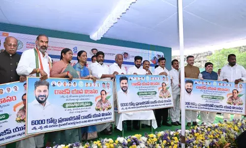 CM Revanth says Telangana tops in tax collection; Rajiv Yuva Vikasam scheme launched