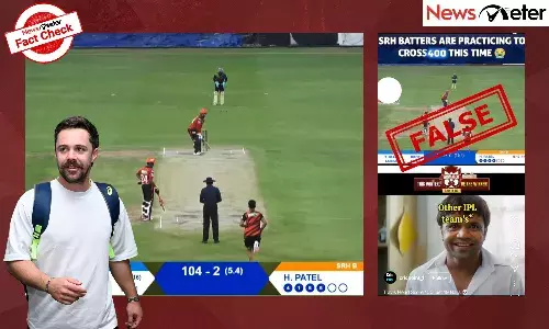 Fact Check: Sunrisers Hyderabad cross 400+ runs in practice match before IPL 2025? Hereās the truth