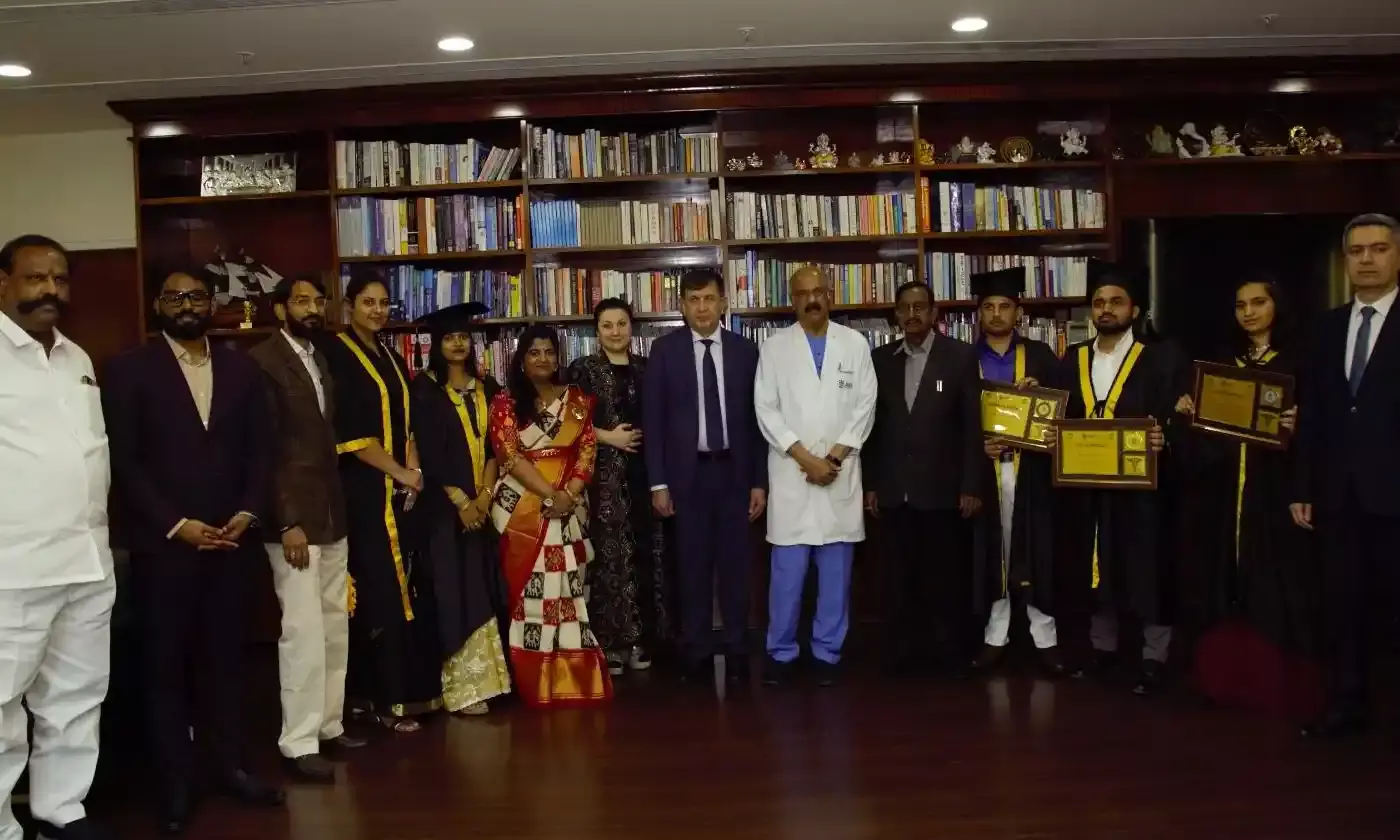 AIG Hospitals celebrates success of 150 Indian medical students,  shifted from war-hit Ukraine to Uzbekistan