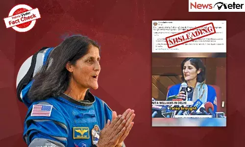 Fact Check: Sunita Williams credits Bhagavad Gita, Upanishads for her safe return? No, this video is from 2013