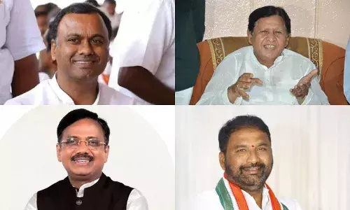 Cabinet expansion: Congress considers Sudarshan Reddy, Rajagopal Reddy, Vivek Venkatswamy, Srihari Mudiraj for ministerial berths