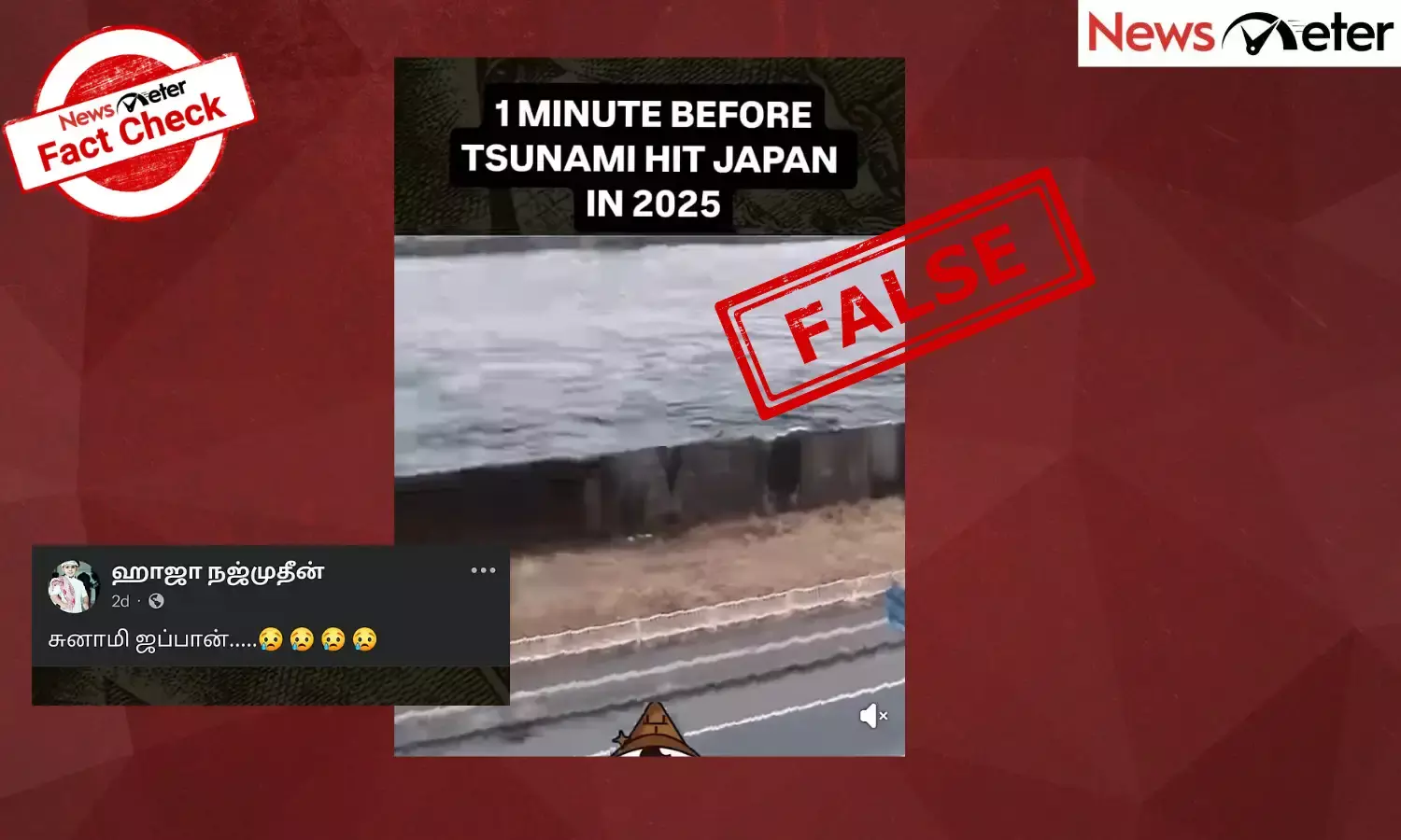 Fact Check: ஜப்பானைத் தாக்கிய சுனாமி என்று வைரலாகும் காணொலியின் உண்மை என்ன?