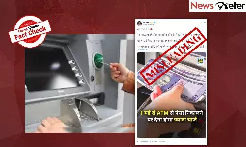 Fact Check: ATM withdrawal to cost ā¹19, balance inquiry ā¹7? Find the truth here