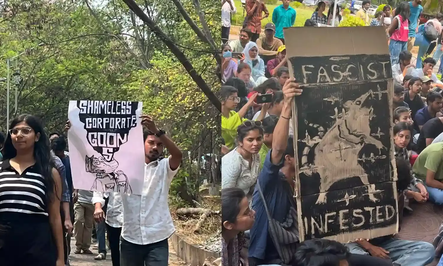 Kancha Gachibowli land auction: UoH students begin indefinite protest; court hearing tomorrow on national park status