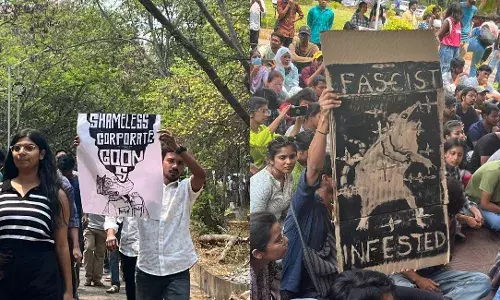 Kancha Gachibowli land auction: UoH students begin indefinite protest; court hearing tomorrow on national park status