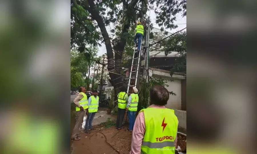Hyderabad rains: 57 damaged poles, 44 transformers restored in record time