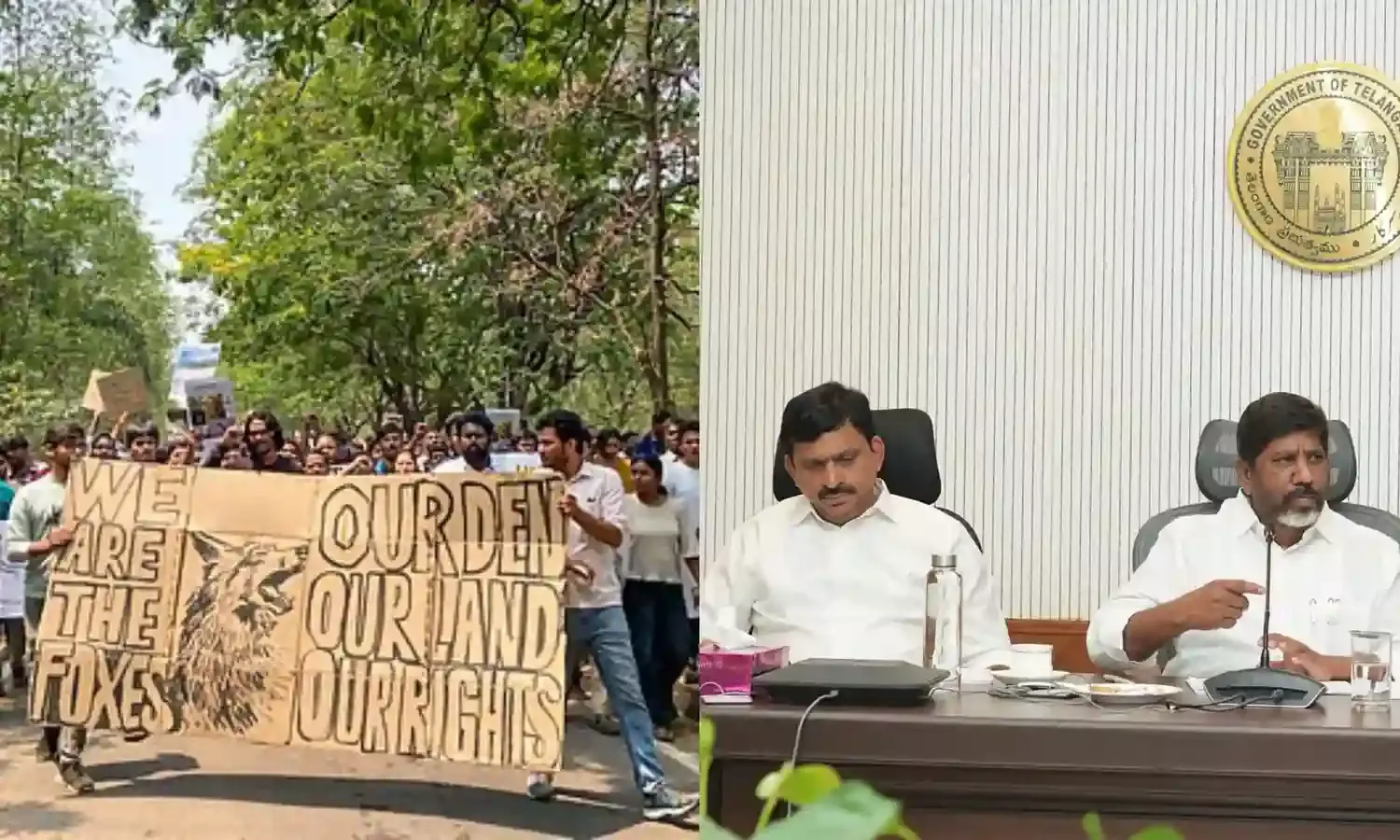 Kancha Gachibowli land row: Deputy CM Bhatti orders police to withdraw cases on HCU students