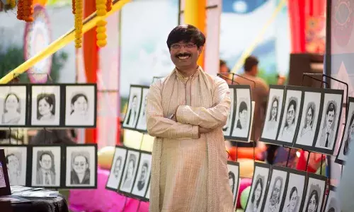 Talented, multi-faceted, gifted: Meet Neeraj Raj, a Hyderabad doctor who doubles up as painter, cartoonist