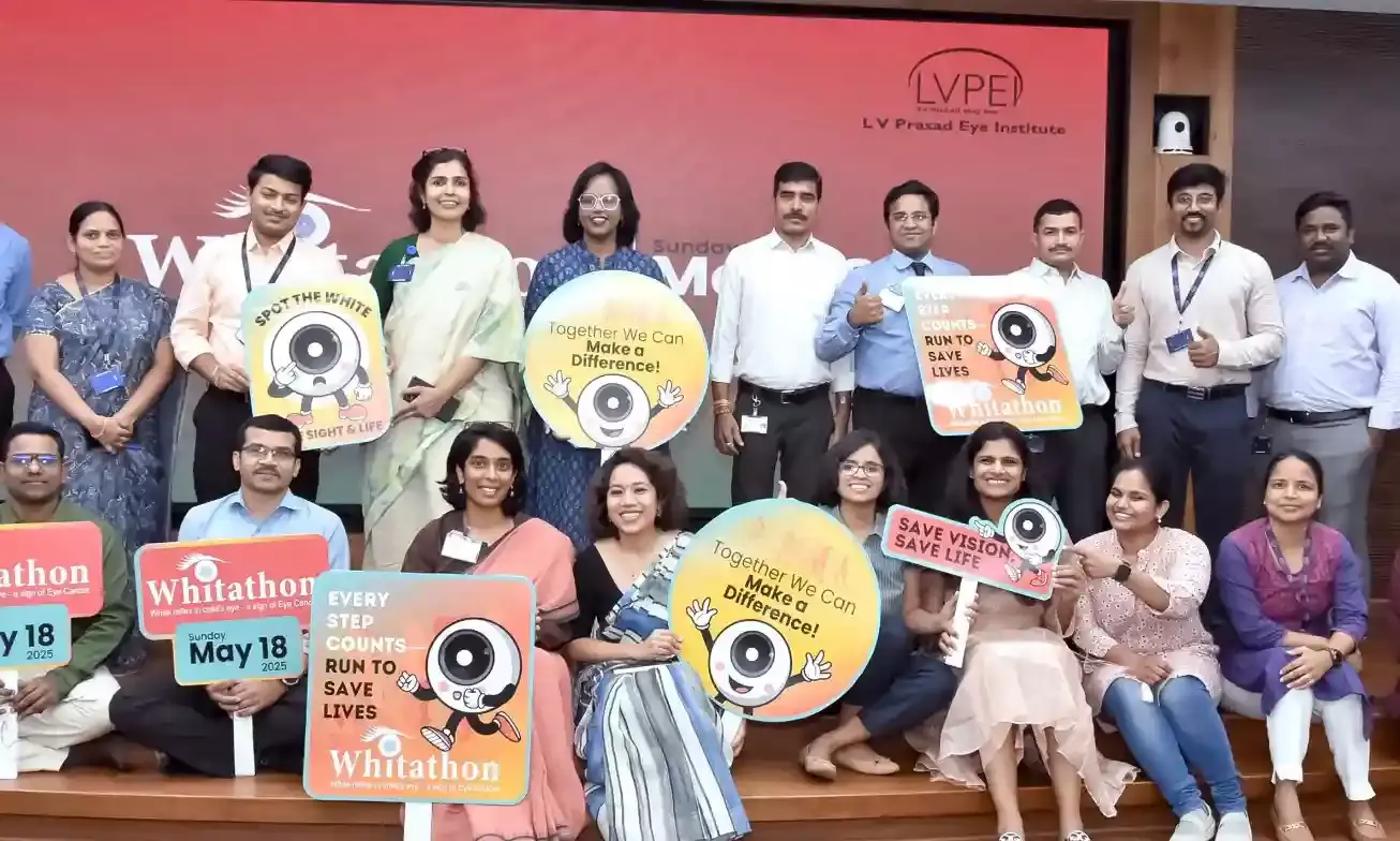 LV Prasad announces Whitathon on May 18 at Gachibowli; run focus on childhood eye cancer awareness