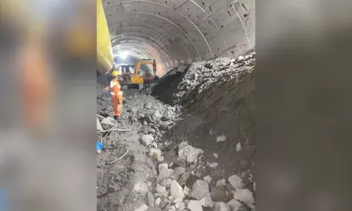 SLBC Tunnel Collapse: Rescue teams speed up operations, clear huge rocks