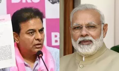 Kanche Gachibowli land row: KTR alleges `Rs 10,000 scam in Telangana; sends SOS to PM Modi for probe
