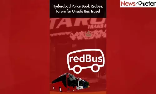 Hyderabad Police Book RedBus, Taruni for Unsafe Bus Travel