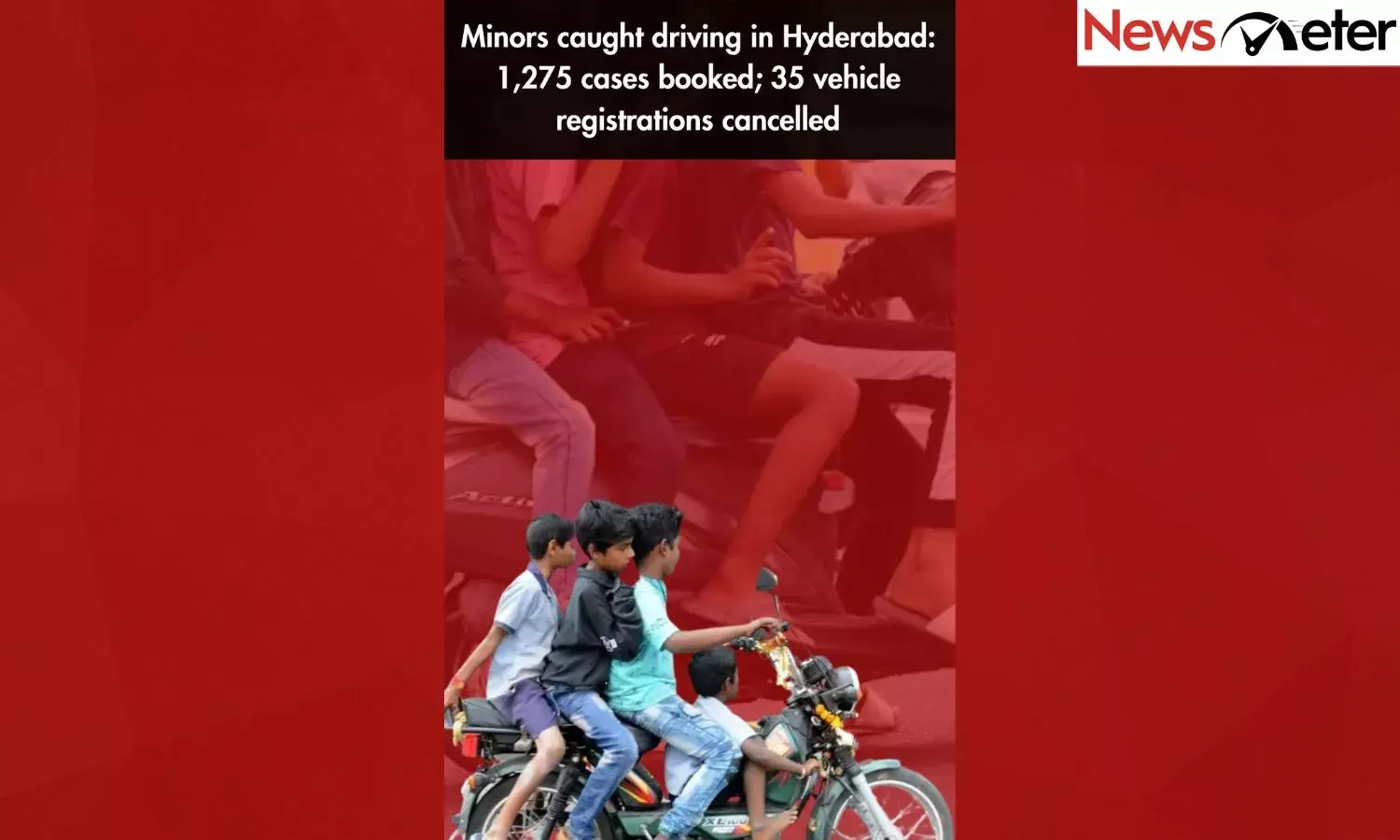 Minors caught driving in Hyderabad: 1,275 cases booked; 35 vehicle registrations cancelled