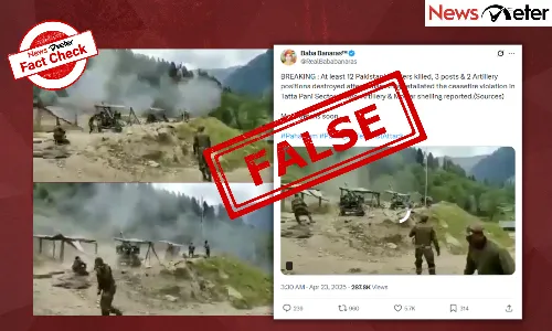 Fact Check: Indian Army retaliates against Pakistan after Pahalgam terror attack? No, video is from 2020