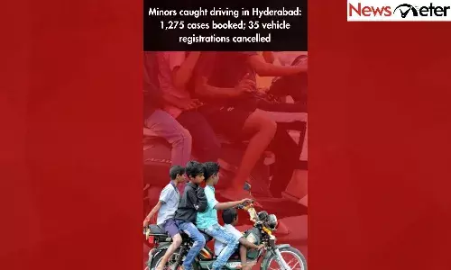 Minors caught driving in Hyderabad: 1,275 cases booked; 35 vehicle registrations cancelled