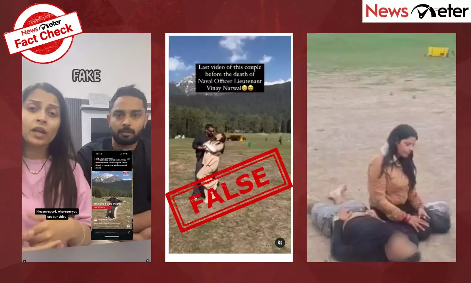 A video purportedly depicting the final moments of Lt. Vinay Narwal and his wife before the Pahalgam terror attack has gone viral on social media platforms.