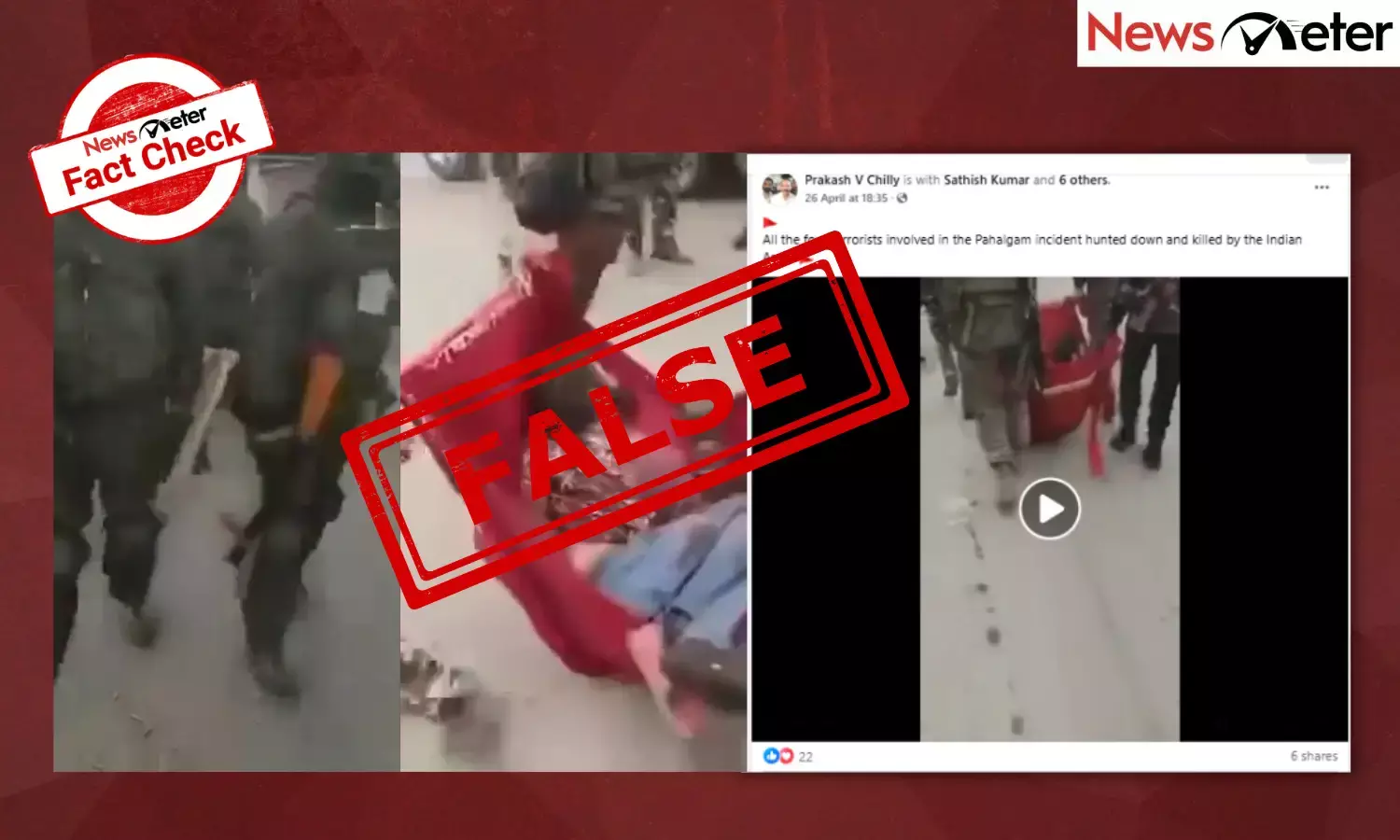 Fact Check: Indian army kills four terrorists responsible for Pahalgam attack? No, video is old, unrelated