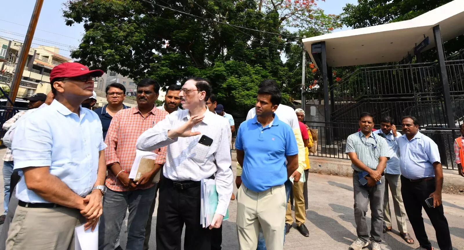 Chief secretary Rao on ground visit in Hyderabad for projects Chief secretary Rao on ground visit in Hyderabad for projects