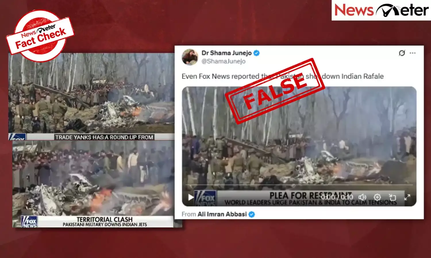Fact Check: Operation Sindoor - Fox News reports Pak shot down Indian fighter jet? No, video report is from 2019
