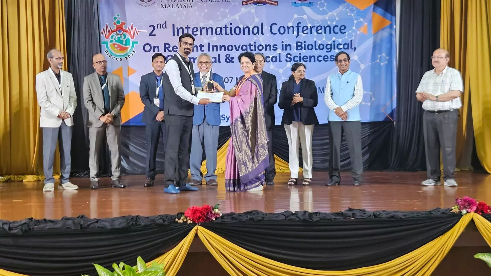 Prof. Sandeepta Burgula wins woman innovator award at global conference in Malaysia Prof. Sandeepta Burgula wins woman innovator award at global conference in Malaysia