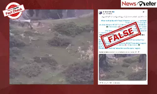 A video claiming to show the Indian Army hoisting white flags as they carry bodies of their dead soldiers across the Line of Control has gone viral on social media platforms. A video claiming to show the Indian Army hoisting white flags as they carry bodies of their dead soldiers across the Line of Control has gone viral on social media platforms.