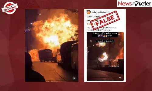 Fact Check: Operation Sindoor - video does not show IAF strike on Sialkot, its a gas cylinder explosion in Dharavi Fact Check: Operation Sindoor - video does not show IAF strike on Sialkot, its a gas cylinder explosion in Dharavi
