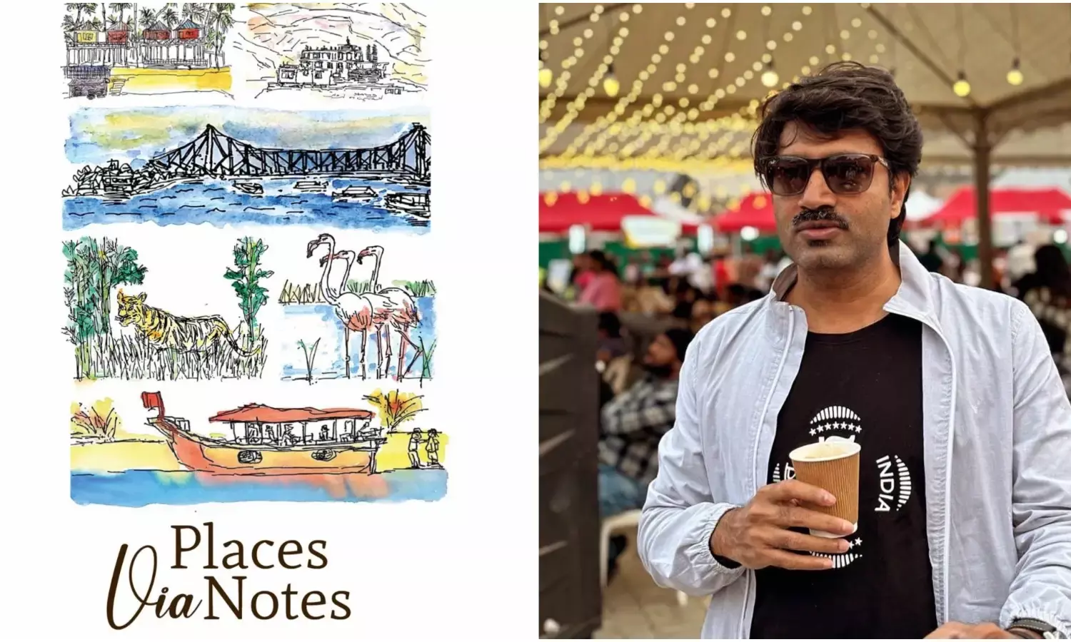 `Places Via Notes’: Hyderabad’s ad guru Viswaprasad Raju wins Emily Dickinson Award for his new book