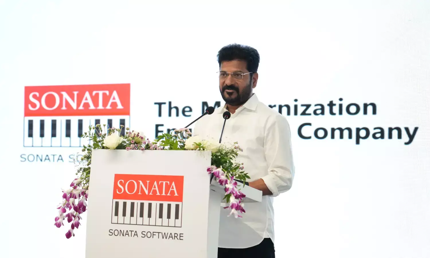 CM Revanth opens Sonata office in Nanakramguda, outlines vision for Telangana