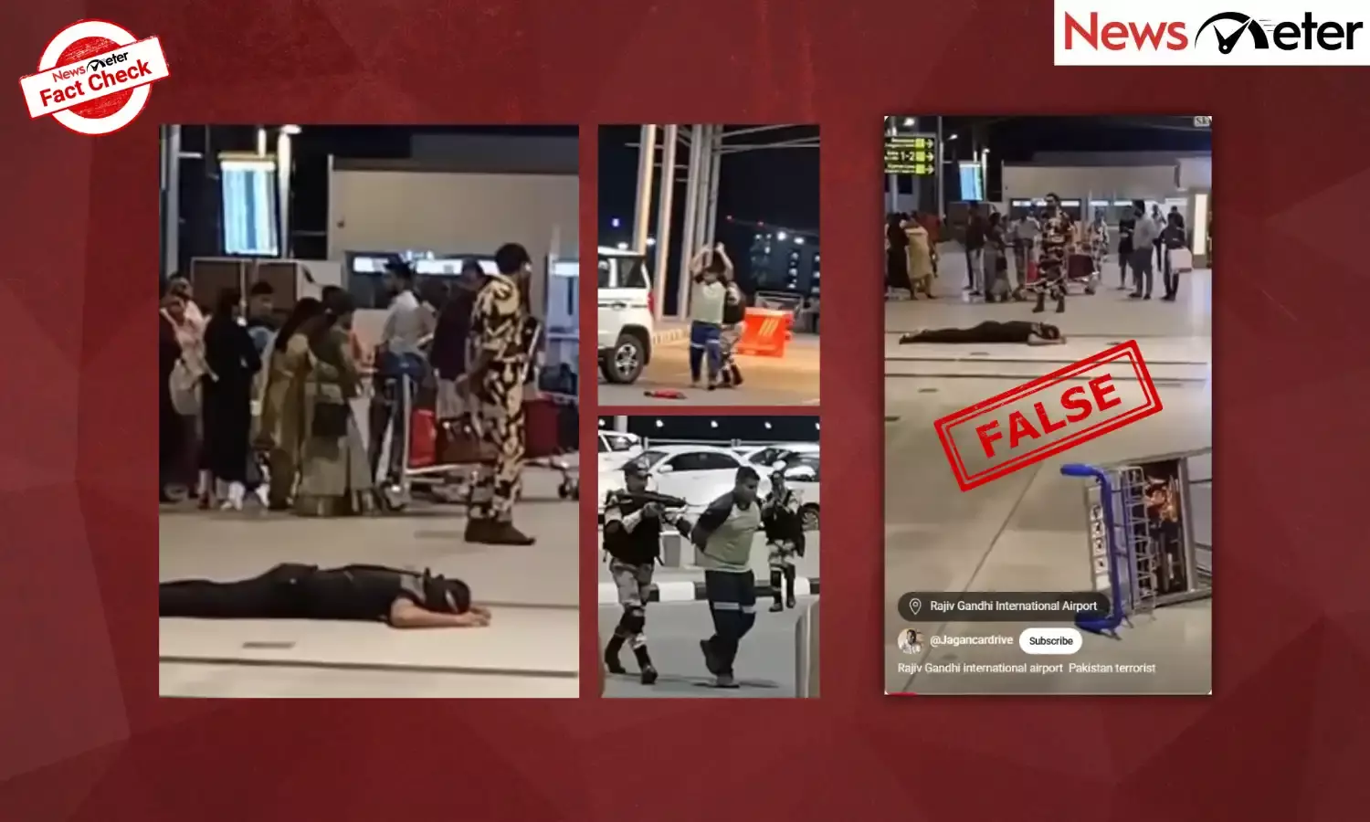 Fact Check: Pakistani terrorist captured at Hyderabad airport? No, video shows CISF mock drill