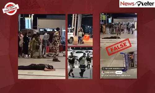Fact Check: Pakistani terrorist captured at Hyderabad airport? No, video shows CISF mock drill Fact Check: Pakistani terrorist captured at Hyderabad airport? No, video shows CISF mock drill