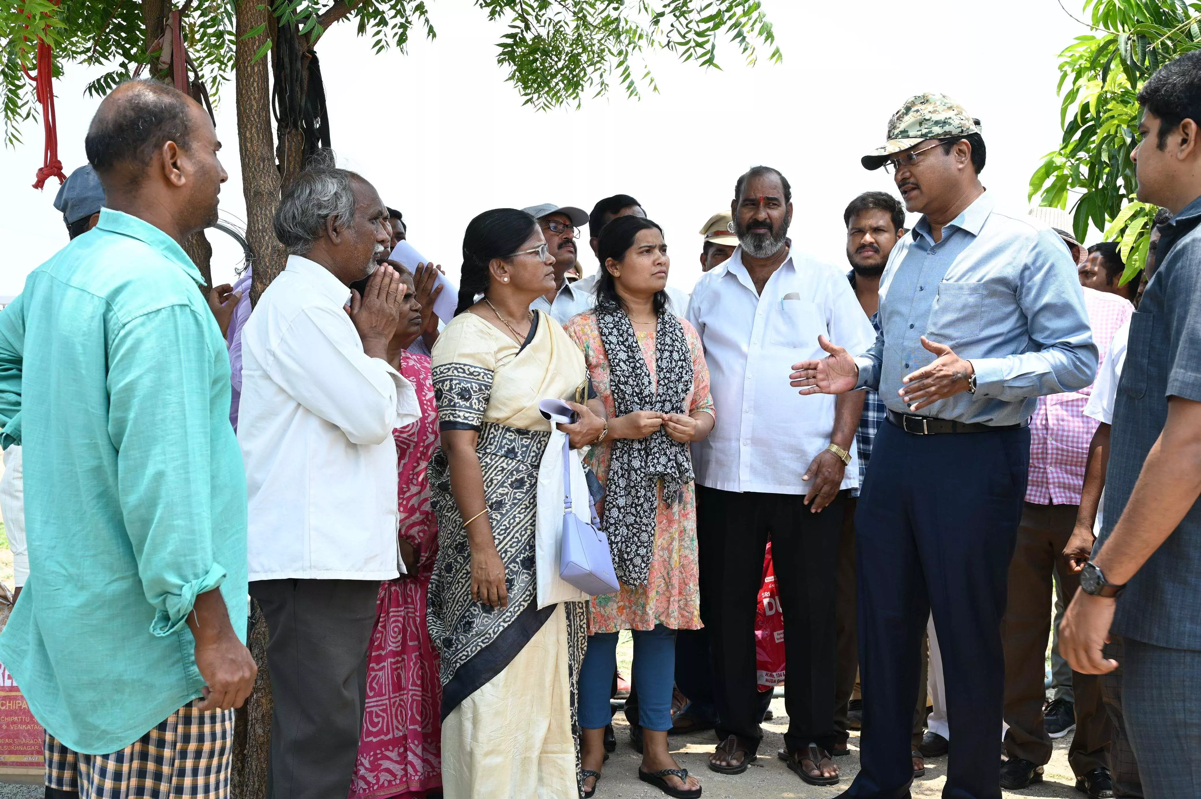 Plot owners in Koheda village complain of harassment, HYDRAA conducts inspection Plot owners in Koheda village complain of harassment, HYDRAA conducts inspection