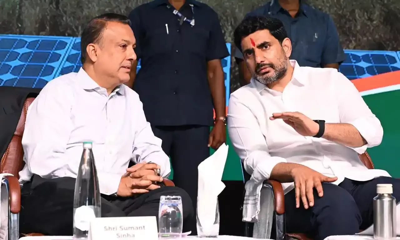 ‘New Green Revolution’: Lokesh lays stone for Rs 22,000 crore ReNew clean energy project in Anantapur