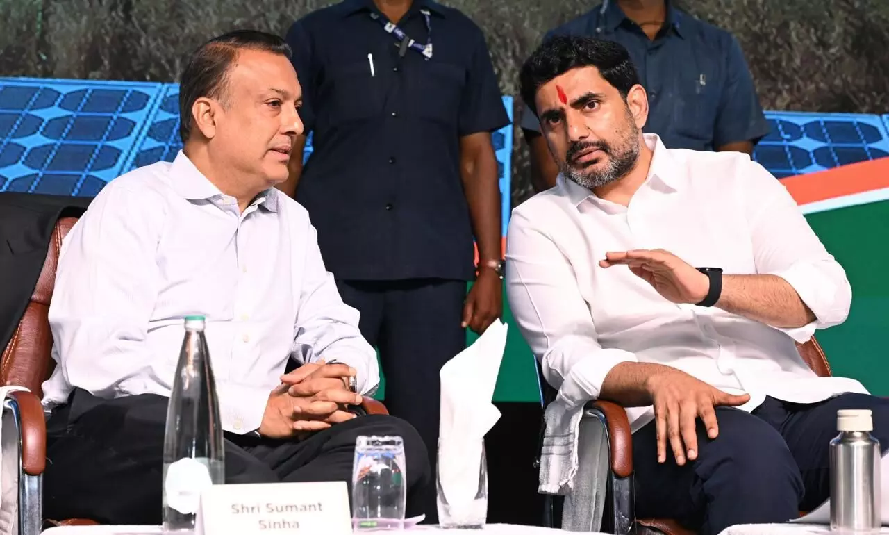 ‘New Green Revolution’: Lokesh lays stone for Rs 22,000 crore ReNew clean energy project in Anantapur ‘New Green Revolution’: Lokesh lays stone for Rs 22,000 crore ReNew clean energy project in Anantapur