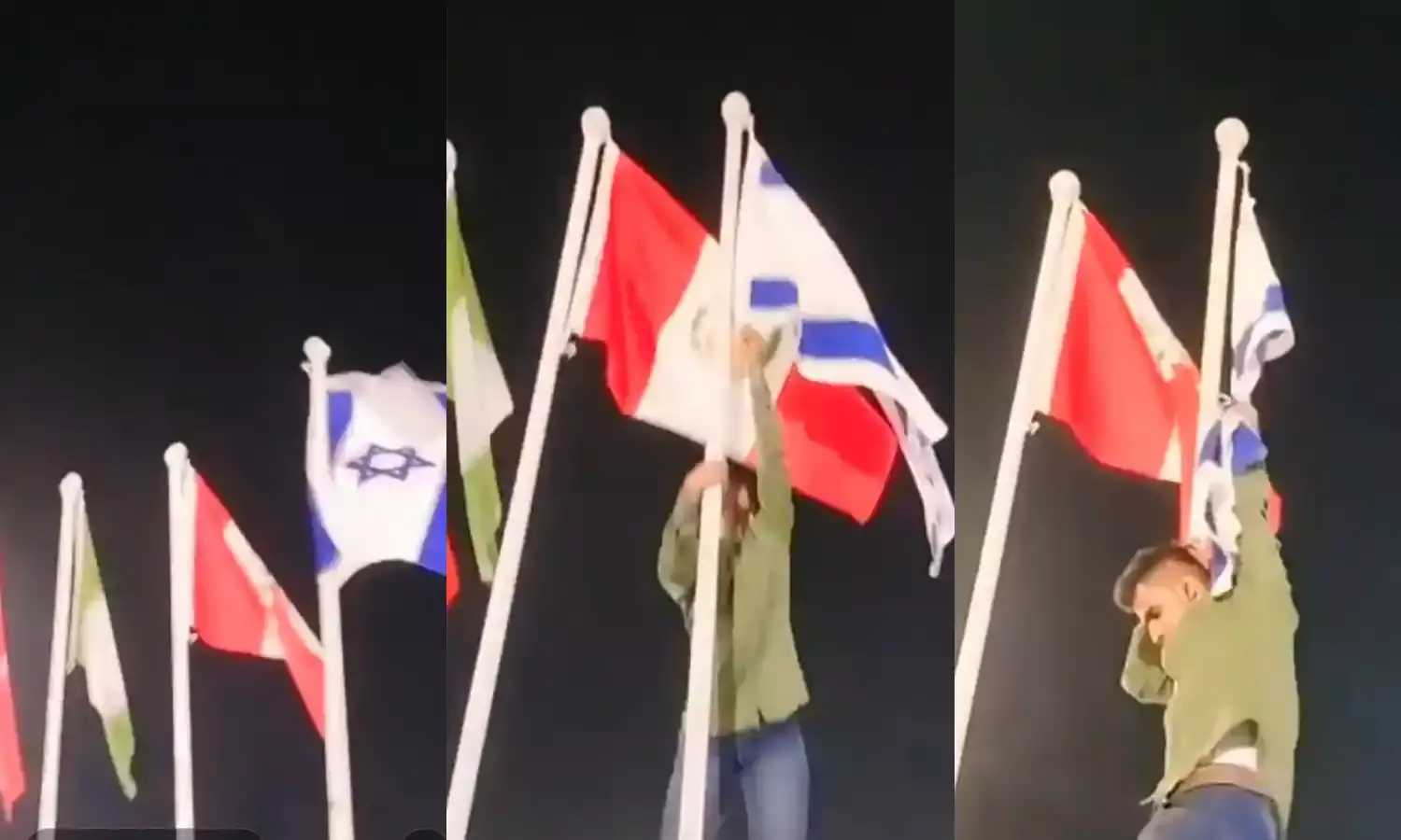 Hyderabad: Youth pulls down Israeli flag hoisted for Miss World pageant, live streams event; booked