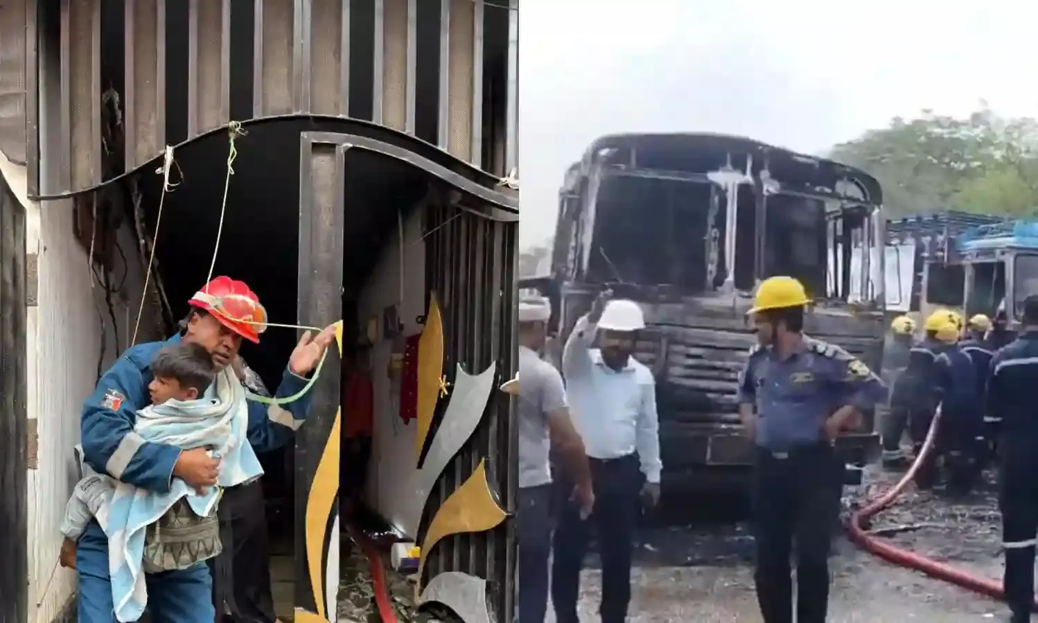 After Gulzar House fire, two more fire incidents in Cherlapally and Mailardevpally on Sunday