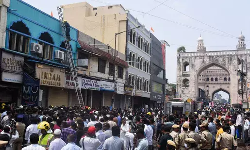 “We risked our lives”: Fire dept defends response in Gulzar Houz blaze that killed 17