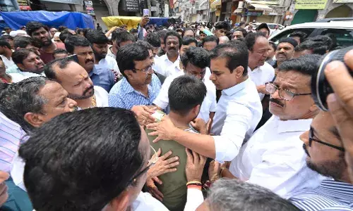 Gulzar House fire: KTR meets affected families, calls for better fire fighting infra, emergency preparedness