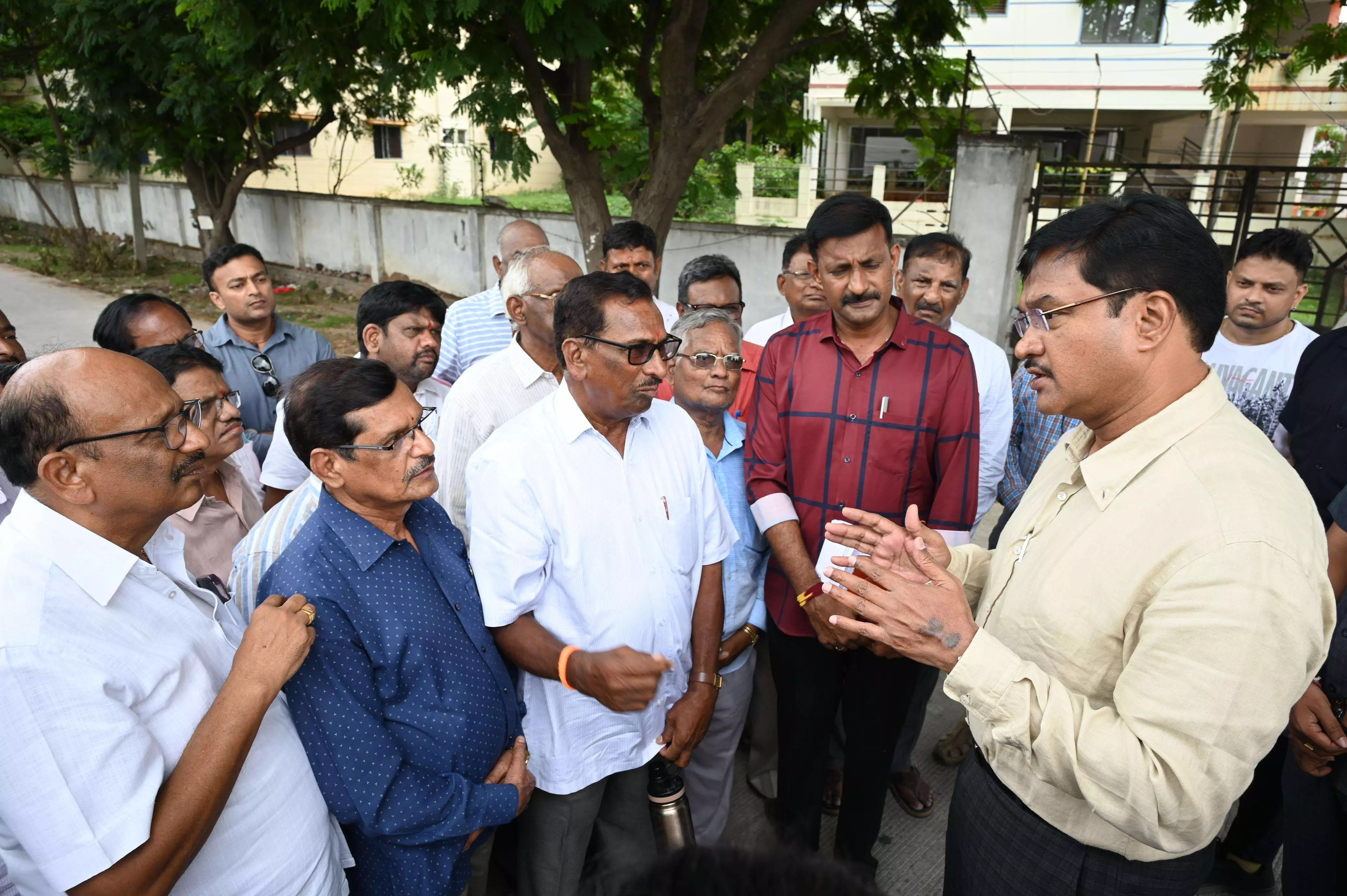 Plot owners in Gopanpally, Boduppal complain of land grabs, illegal layouts; HYDRAA holds survey Plot owners in Gopanpally, Boduppal complain of land grabs, illegal layouts; HYDRAA holds survey