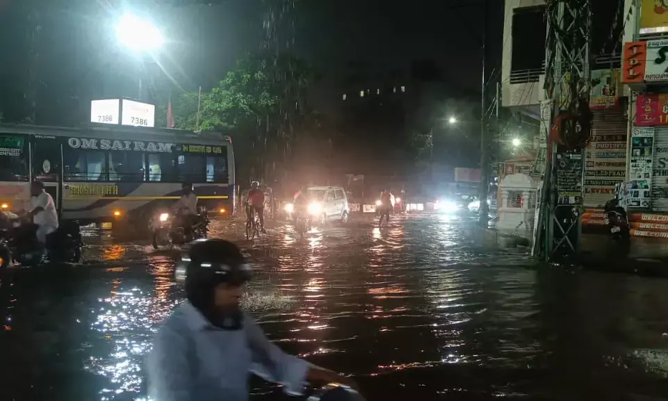 In a rare May downpour, Hyderabad records close to 100 mm rain; advisory issued