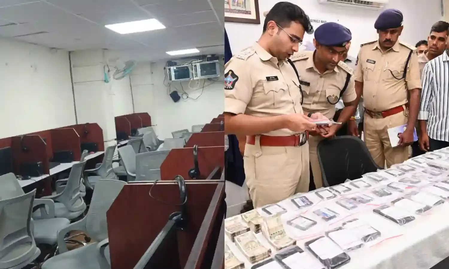 Massive cybercrime ring targeting US citizens busted in Andhra’s Anakapalli; 33 held