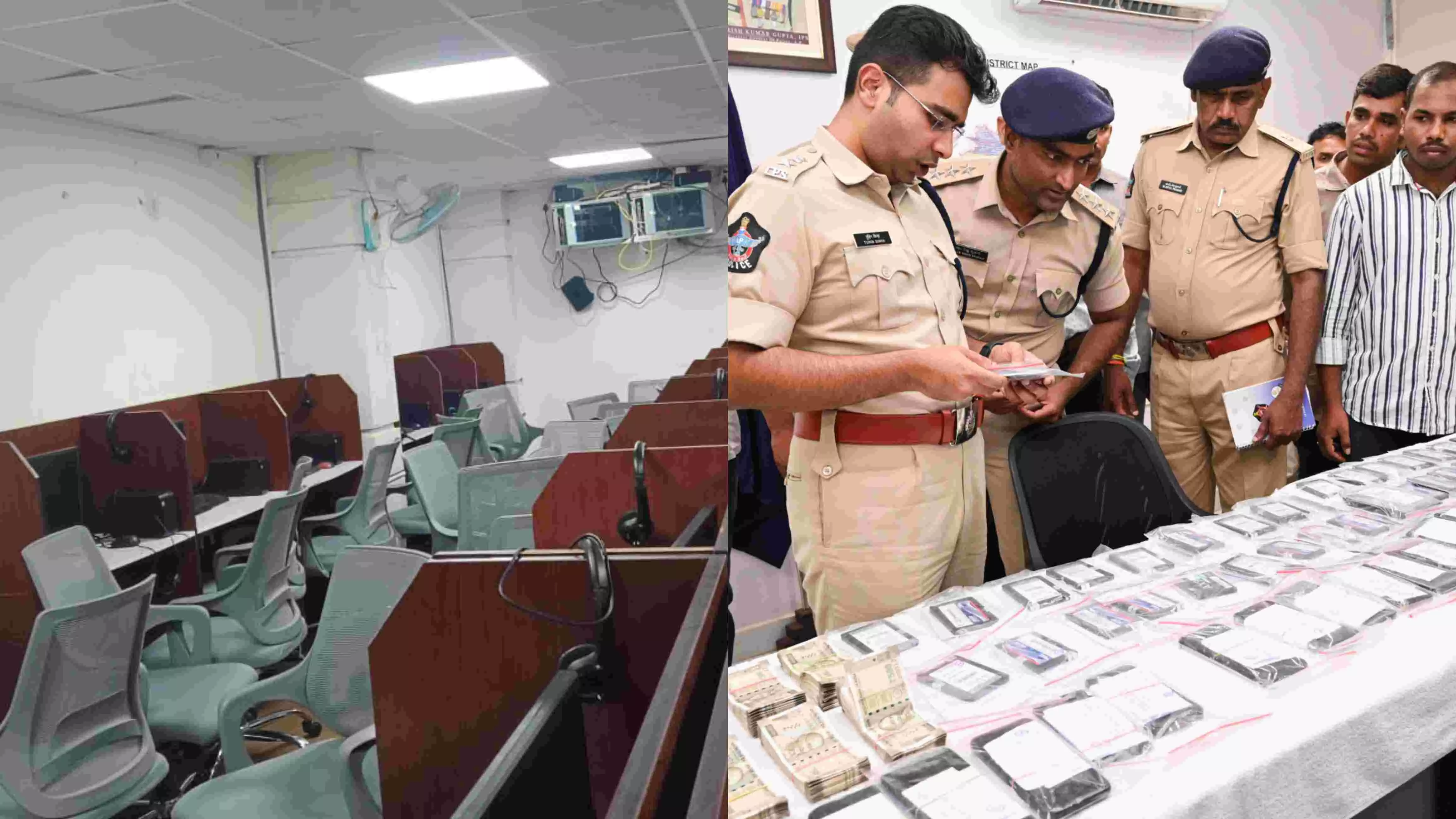 Massive cybercrime ring targeting US citizens busted in Andhra’s Anakapalli; 33 held Massive cybercrime ring targeting US citizens busted in Andhra’s Anakapalli; 33 held