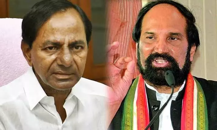 Why are you afraid of judicial probe if KLIP was marvelous engineering feat? Uttam Reddy to KCR Why are you afraid of judicial probe if KLIP was marvelous engineering feat? Uttam Reddy to KCR