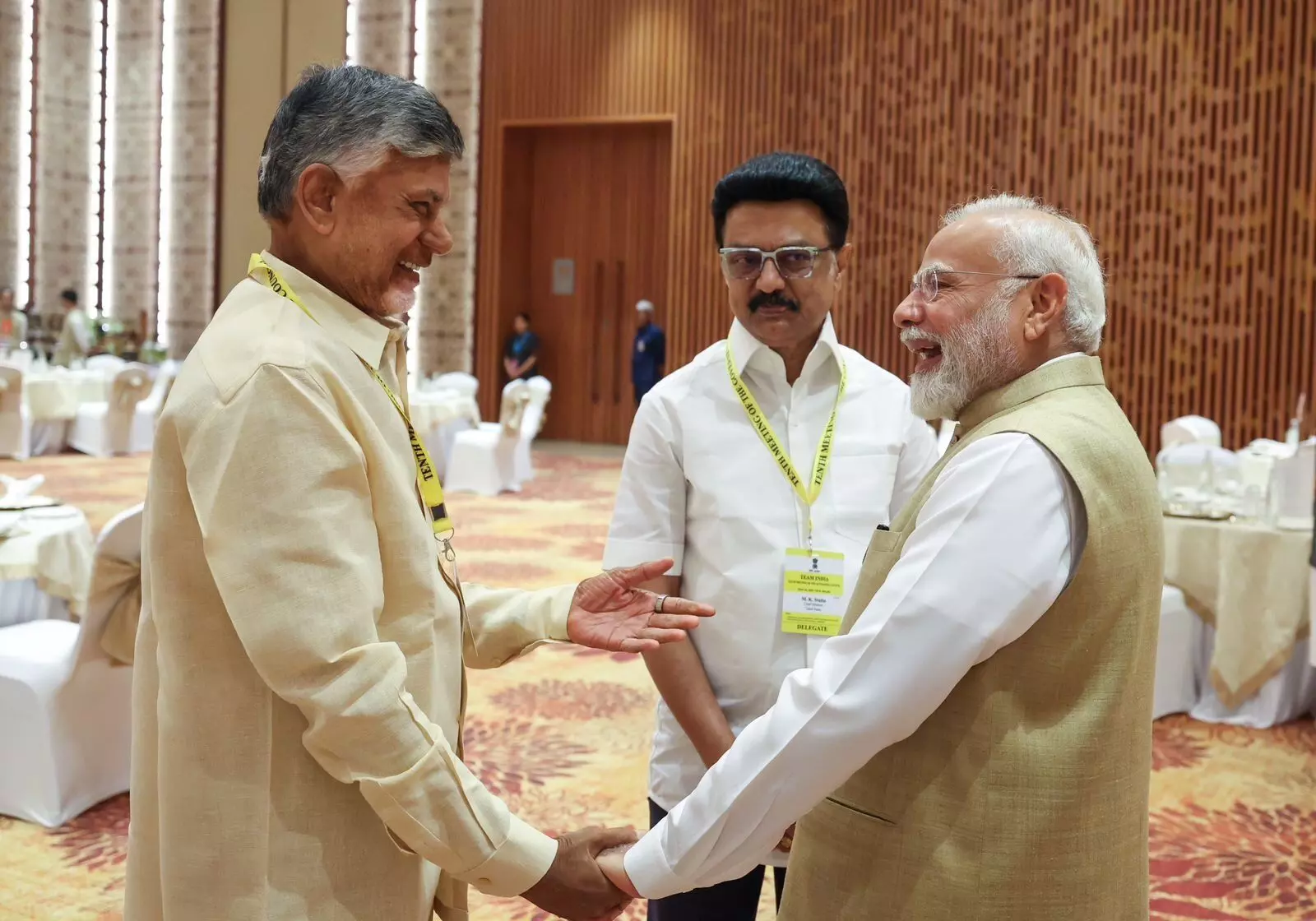 CM Naidu speaks on Swarnandhra’s growth trajectory at NITI Aayog meet; invites CMs to Yoga Day CM Naidu speaks on Swarnandhra’s growth trajectory at NITI Aayog meet; invites CMs to Yoga Day