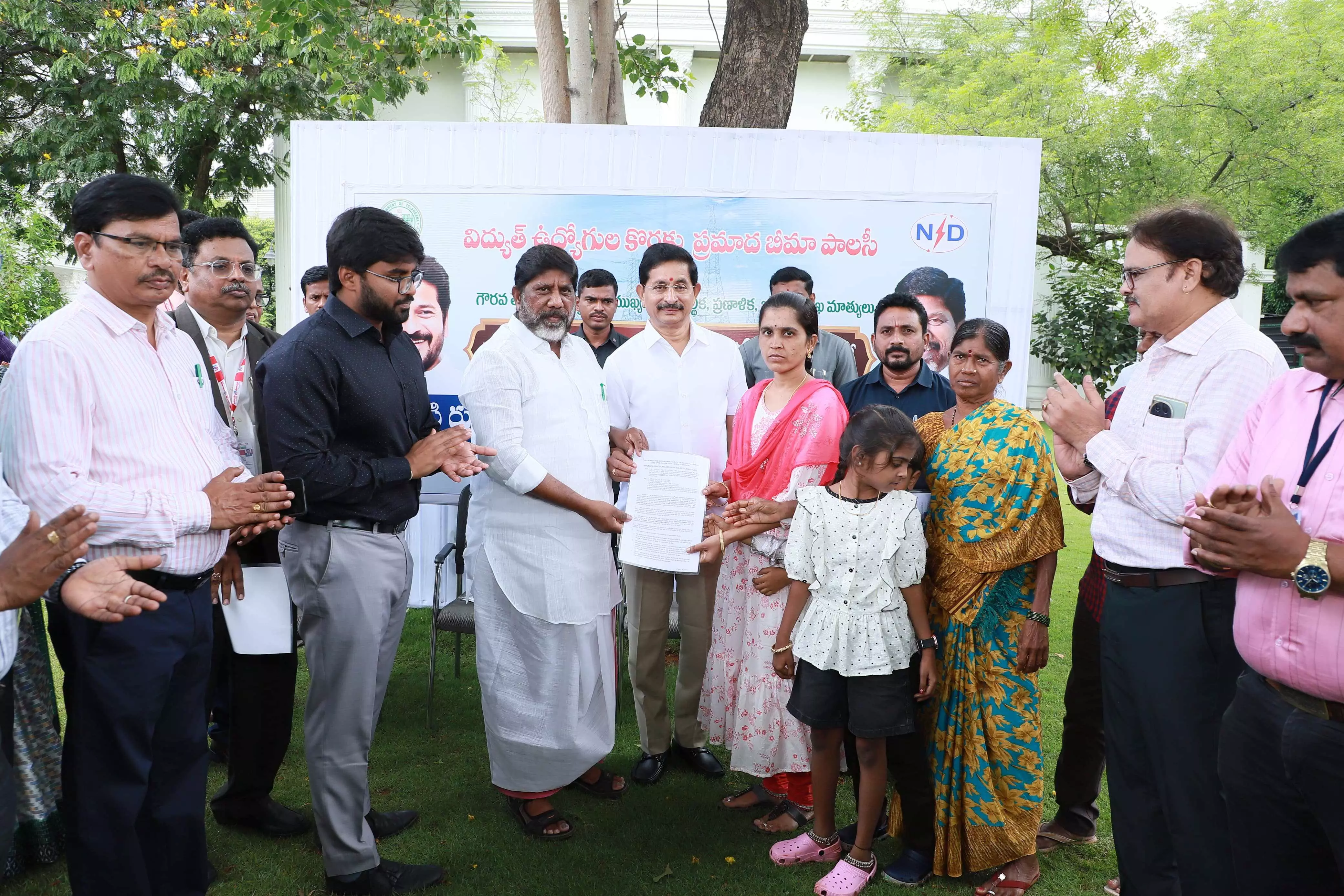 Telangana launches Rs 1 Cr accident insurance scheme for electricity workers Telangana launches Rs 1 Cr accident insurance scheme for electricity workers