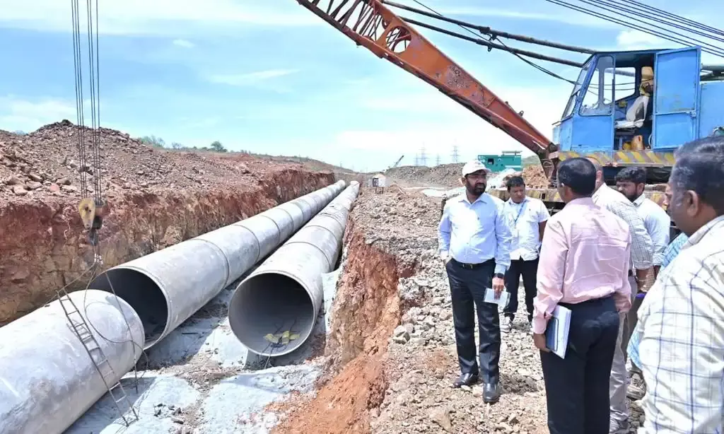 HMWSSB chief Ashok Reddy sets April 2026 as deadline for Sunkishala project