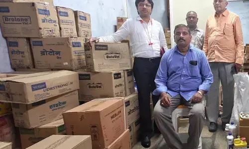 Hyderabad: DCA expands enforcement drive; raids vet medical shops, seizes drugs worth Rs 2.5L