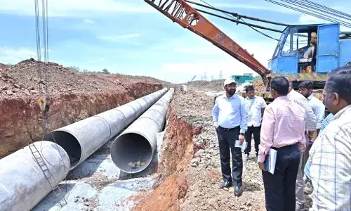 HMWSSB chief Ashok Reddy sets April 2026 as deadline for Sunkishala project