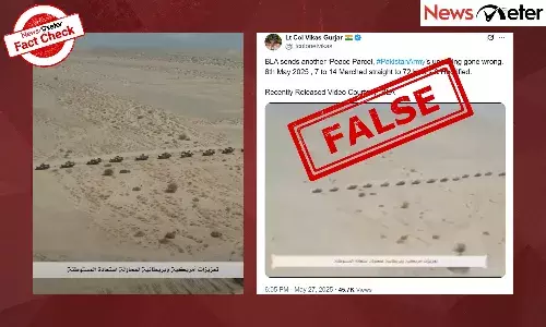 A video circulating, claiming to show the Balochistan Liberation Army (BLA) attacking a Pakistan Army convoy, has gone viral.