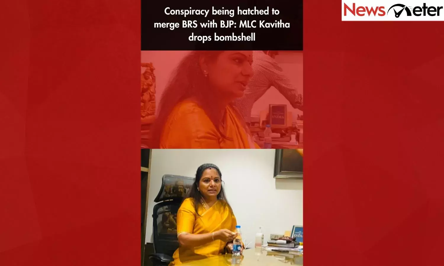 Conspiracy being hatched to merge BRS with BJP: MLC Kavitha drops bombshell