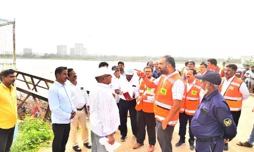 Fox Sagar lake to get a makeover: GHMC chief inspects key works in Quthbullapur